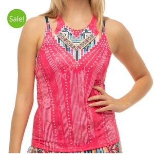 Lucky in Love Pretty in Ink Bralette Tank tennis/golf New with tags size XL